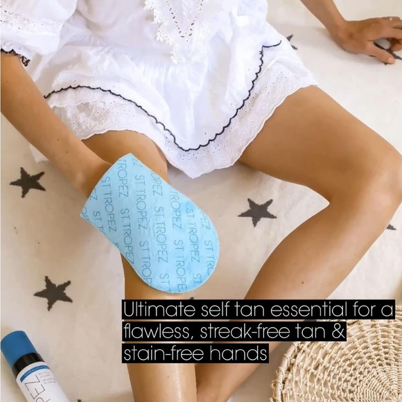 St.Tropez Double-Sided Luxe Velvet Applicator Mitt Brand New Tanning Self Tanner - Picture 7 of 7